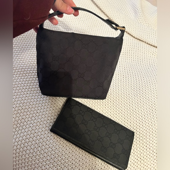 Black Gucci Mongram Mini Bag - Picture 9 of 9